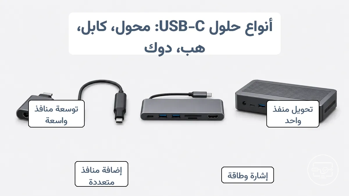 عوامل الشكل المادي للمحول والكابل والموزع وقاعدة التوصيل