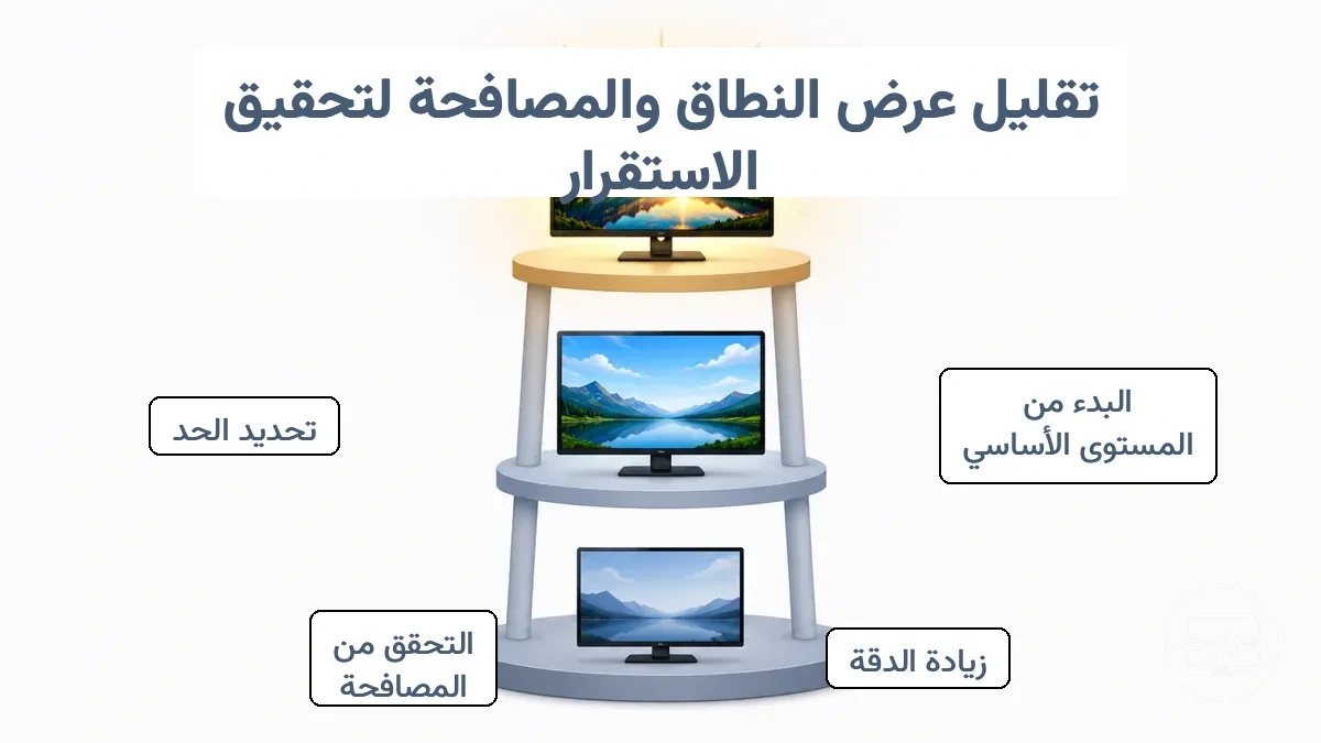 مخطط سلم إعدادات يوضح خط الأساس 1080p 60 هرتز وصولاً إلى 4K 60 هرتز و 4K مع HDR