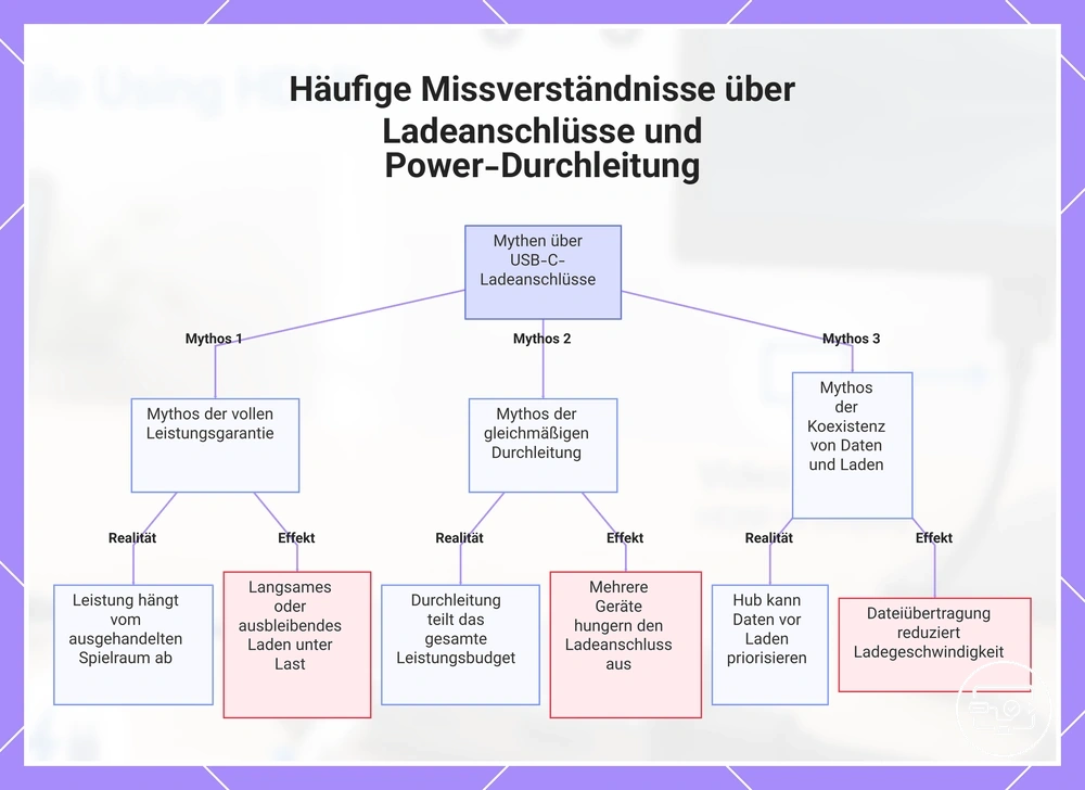 Häufige Missverständnisse über Ladeanschlüsse und Power-Durchleitung