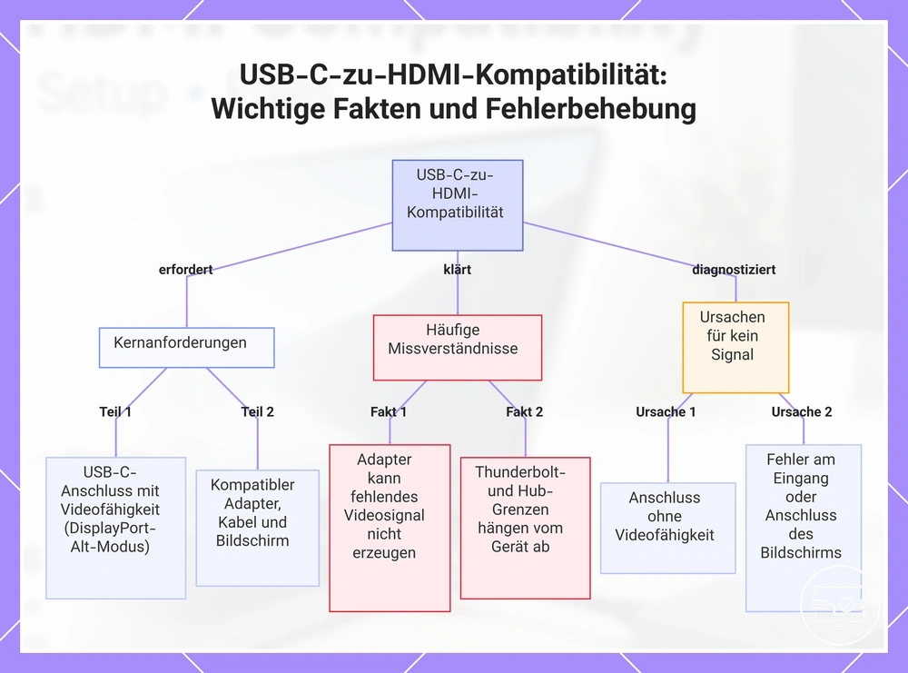 USB-C-zu-HDMI-Kompatibilität: Wichtige Fakten und Fehlerbehebung