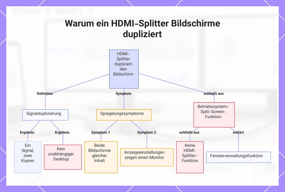 Warum ein HDMI-Splitter Bildschirme dupliziert