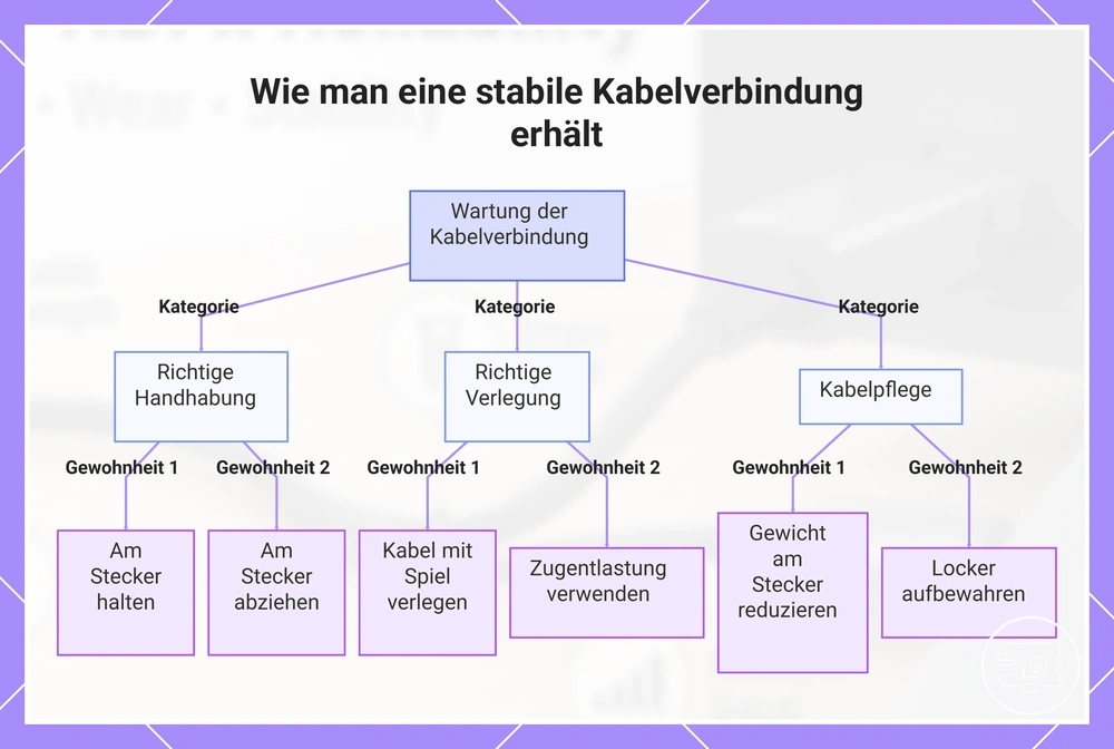 Wie man eine stabile Kabelverbindung erhält
