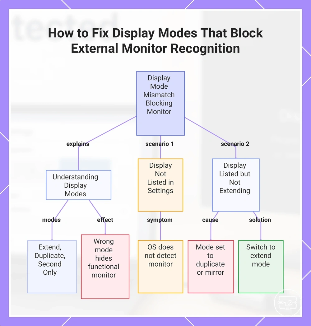 How to Fix Display Modes That Block External Monitor Recognition