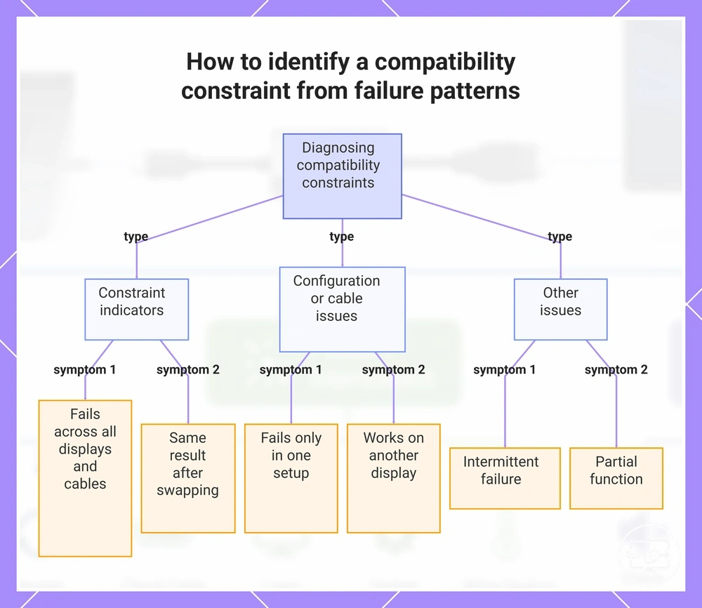 How to identify a compatibility constraint from failure patterns