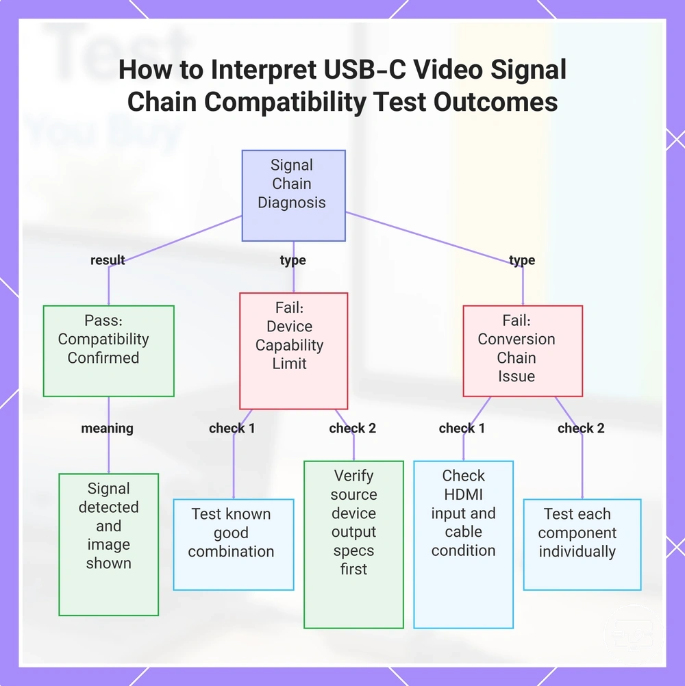 How to Interpret USB-C Video Signal Chain Compatibility Test Outcomes