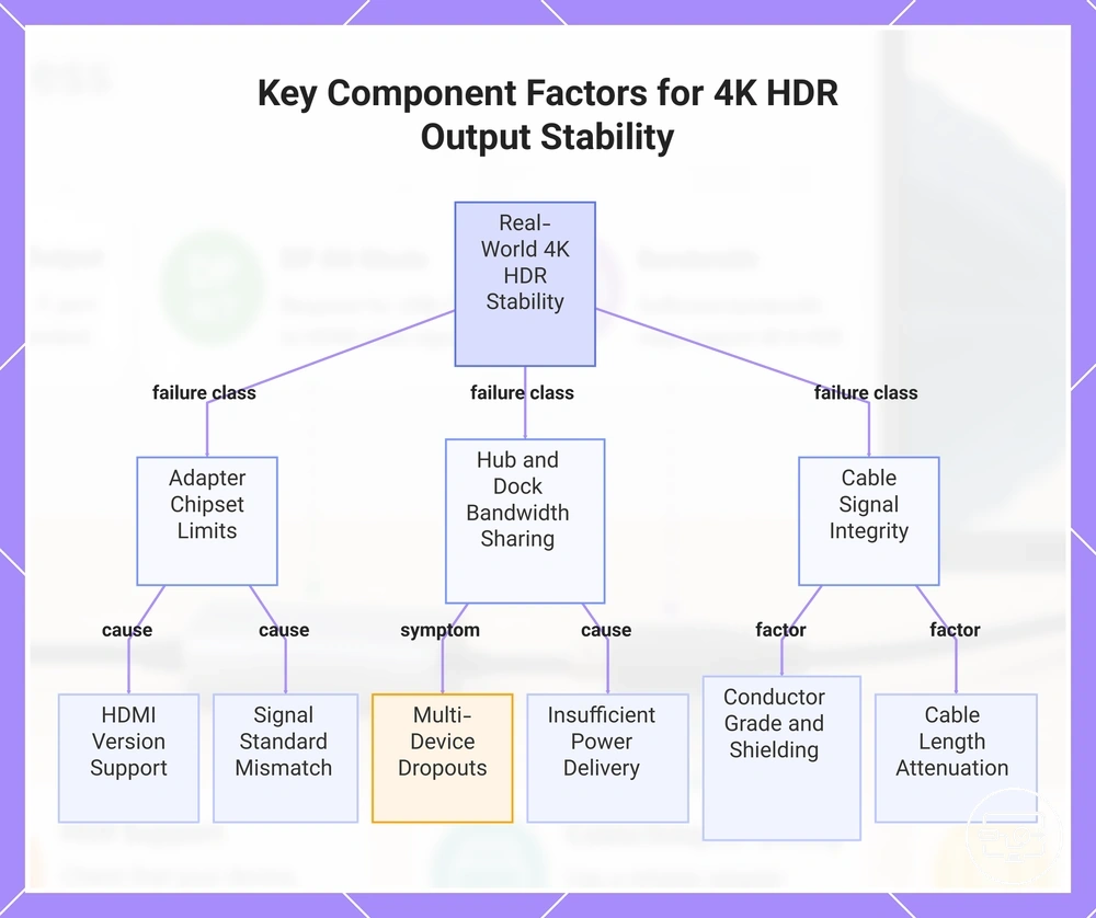 Key Component Factors for 4K HDR Output Stability
