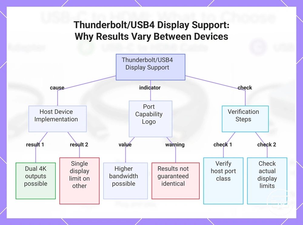 Thunderbolt/USB4 Display Support: Why Results Vary Between Devices