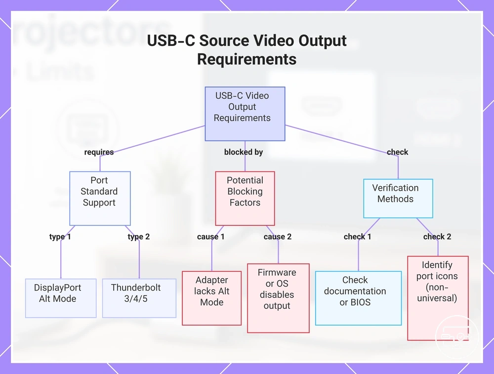 USB-C Source Video Output Requirements