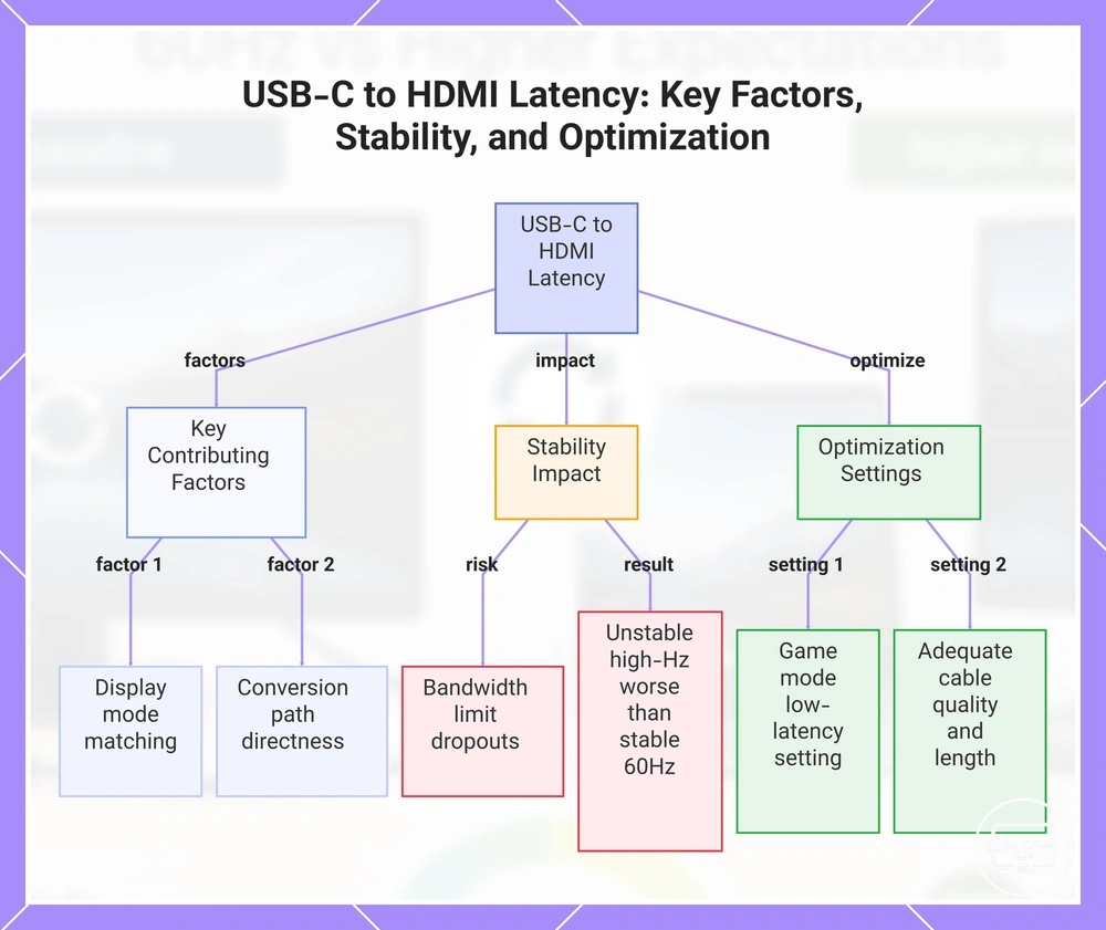 USB-C to HDMI Latency: Key Factors, Stability, and Optimization