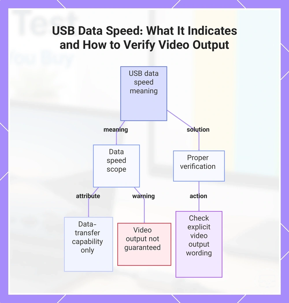 USB Data Speed: What It Indicates and How to Verify Video Output