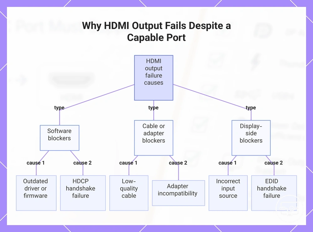 Why HDMI Output Fails Despite a Capable Port