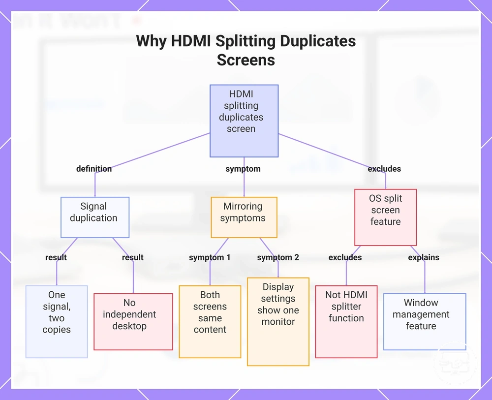 Why HDMI Splitting Duplicates Screens