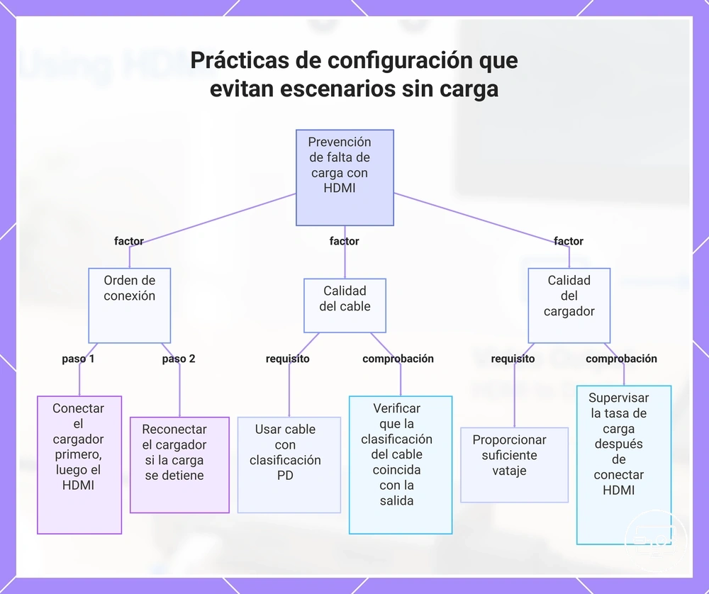 Prácticas de configuración que evitan escenarios sin carga