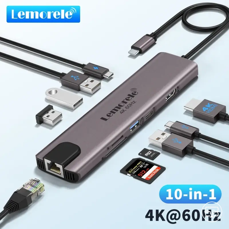 Station d’accueil USB-C HDMI 4K