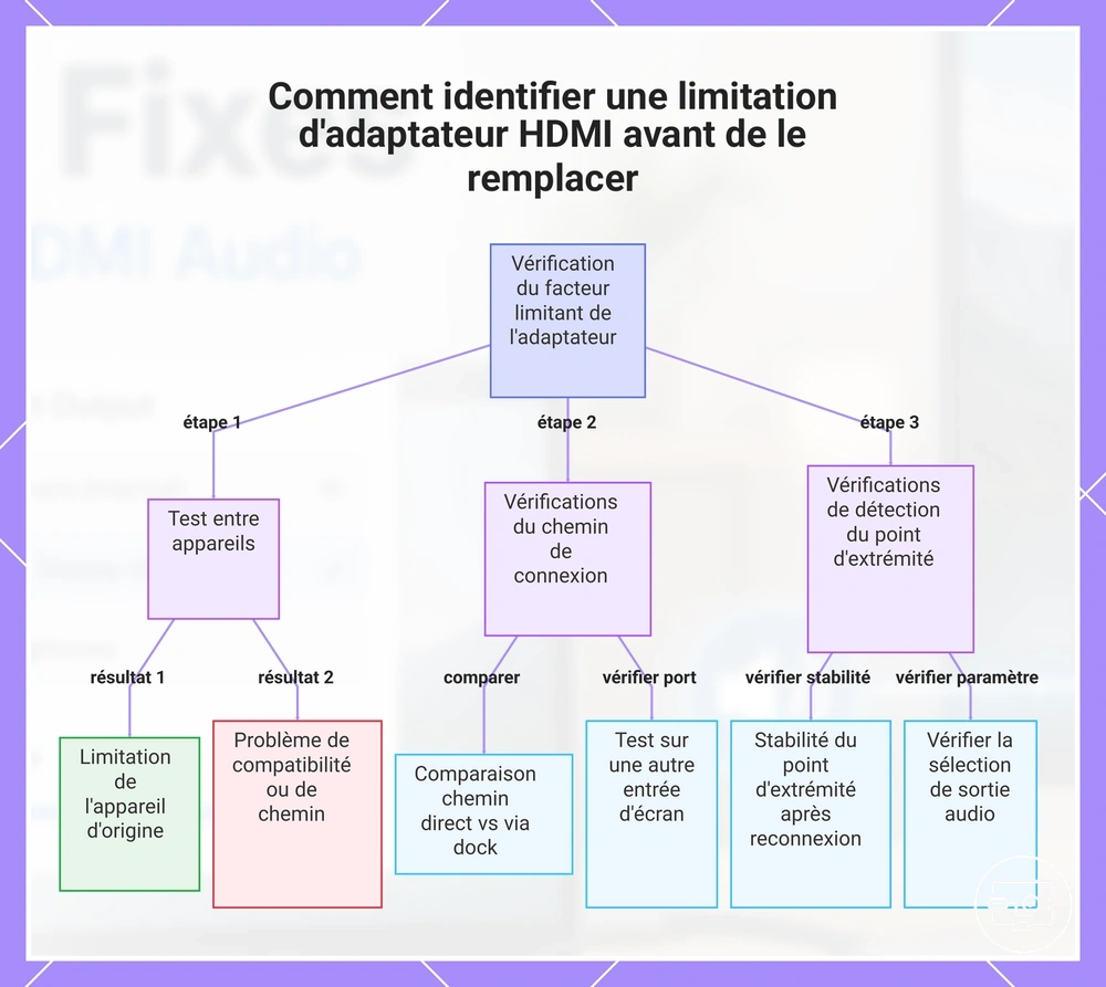 Comment identifier une limitation d'adaptateur HDMI avant de le remplacer
