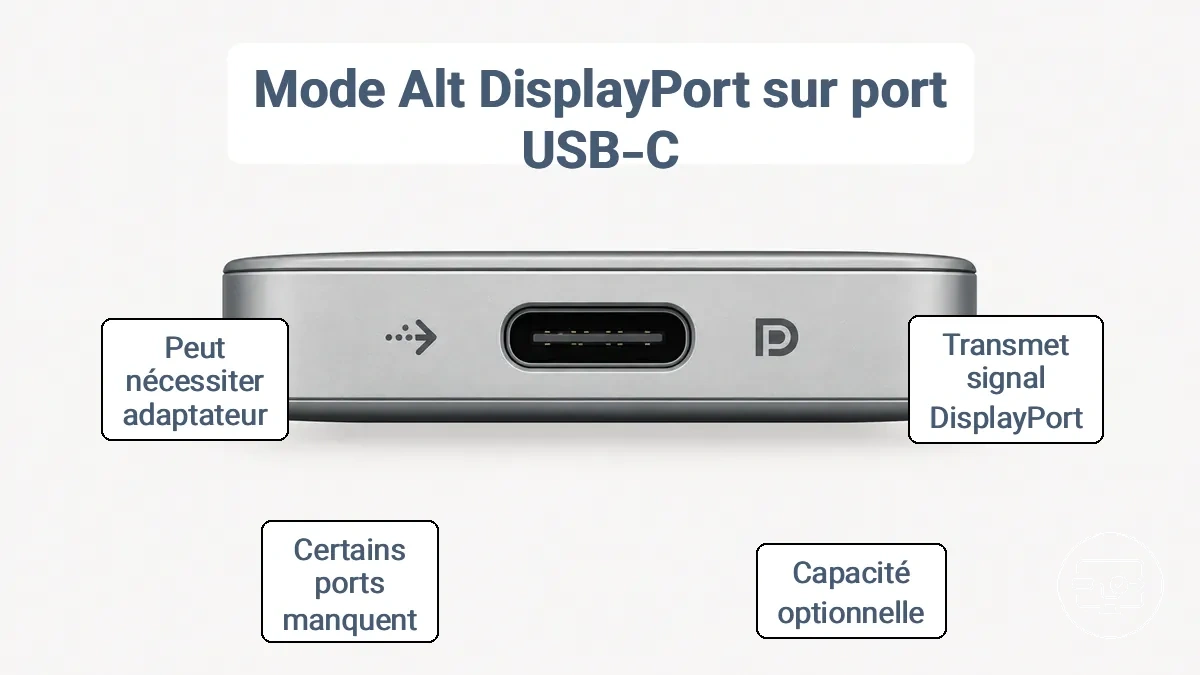 Displayport alt mode port usb c