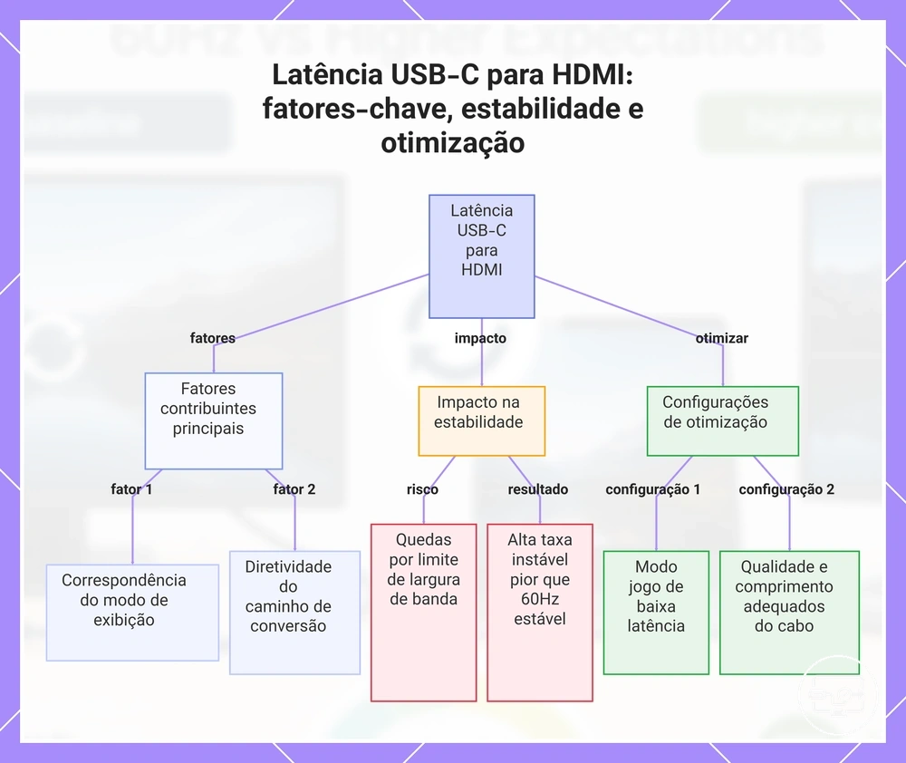 Latência USB-C para HDMI: fatores-chave, estabilidade e otimização