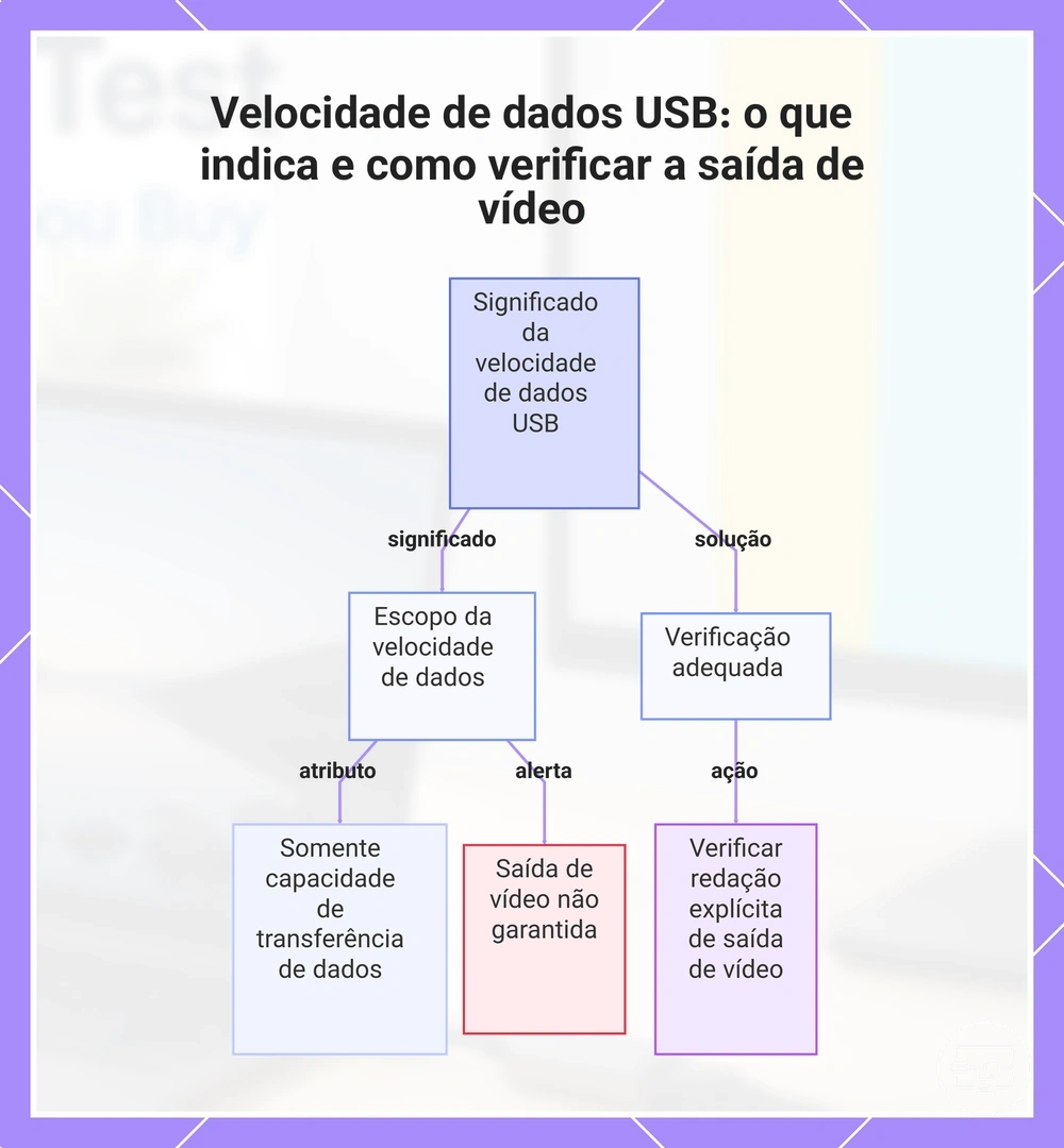 Velocidade de dados USB: o que indica e como verificar a saída de vídeo