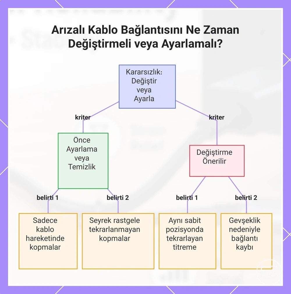 Arızalı Kablo Bağlantısını Ne Zaman Değiştirmeli veya Ayarlamalı?