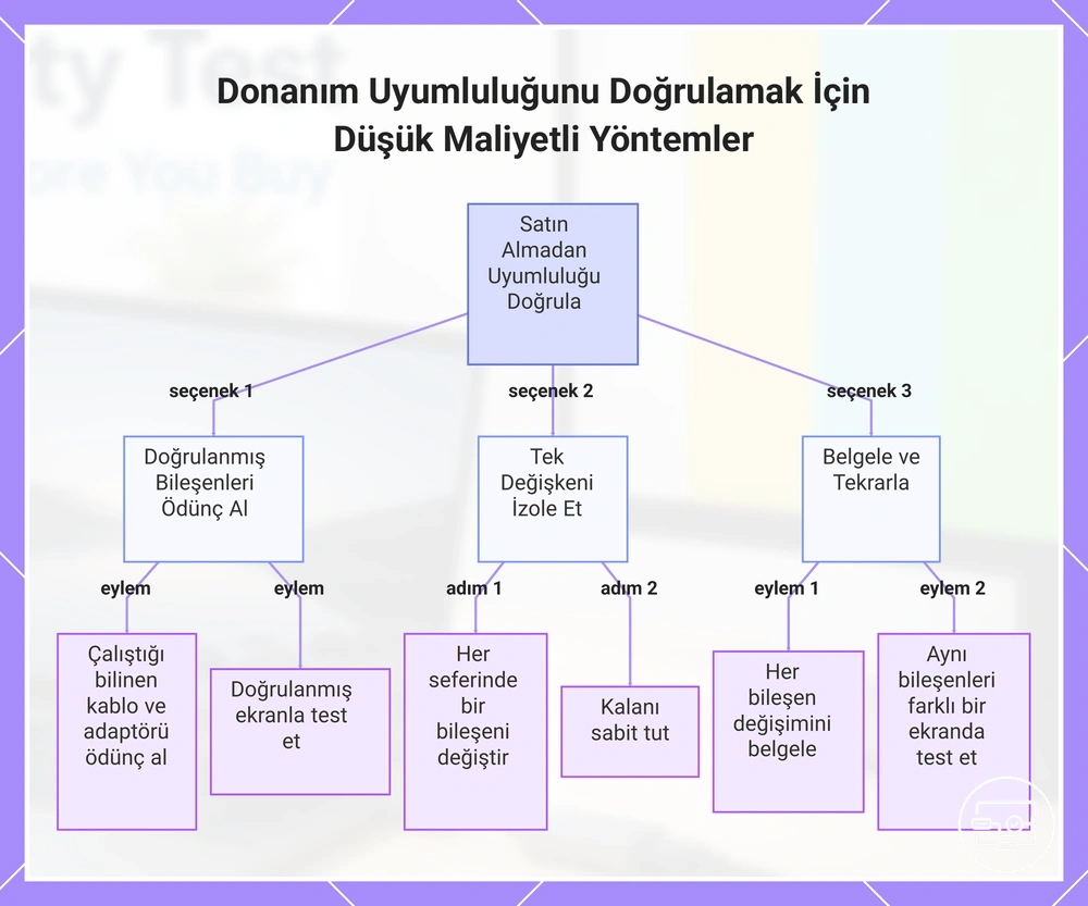 Donanım Uyumluluğunu Doğrulamak İçin Düşük Maliyetli Yöntemler