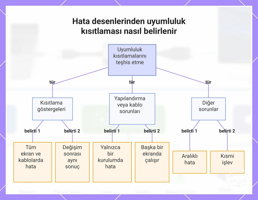 Hata desenlerinden uyumluluk kısıtlaması nasıl belirlenir
